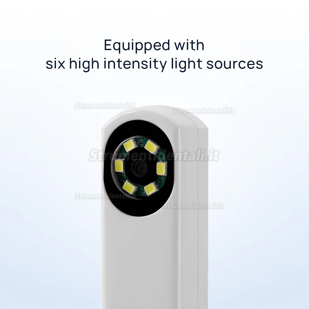 Telecamera intraorale USB dentale con messa a fuoco automatica da 4,0 megapixel, lampada a 6 LED